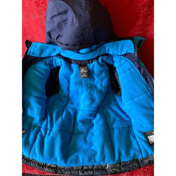 zero exposure child's boys? parka blue camo 3T - Picture 5 of 9